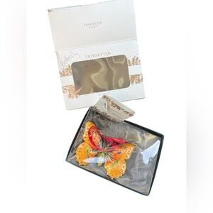 Dillards Trimsetter Cloissone Butterfly Ornament Beautiful
